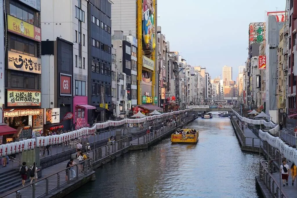Namba S34O2Abcwififree Otel Osaka Konukevi